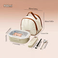 Axyaa 900ml Stainless Steel Leak-proof Lunch Box for Kids and Students