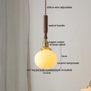 Axyaa Copper Ceramic LED Pendant Light with Knob Switch Fixtures