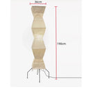 Axyaa Wabi-sabi Akari Noguchi Floor Lamp LED E27 Rice Paper Standing Art Decor