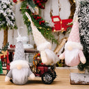 Axyaa Gnomes Plush Dolls Forest Old Man Ornaments Knitted hat Christmas Tree Hanging