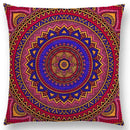 Axyaa Boho Rainbow Mandala Pillow Case Sun Moon Flowers Dream Fantasy Cover