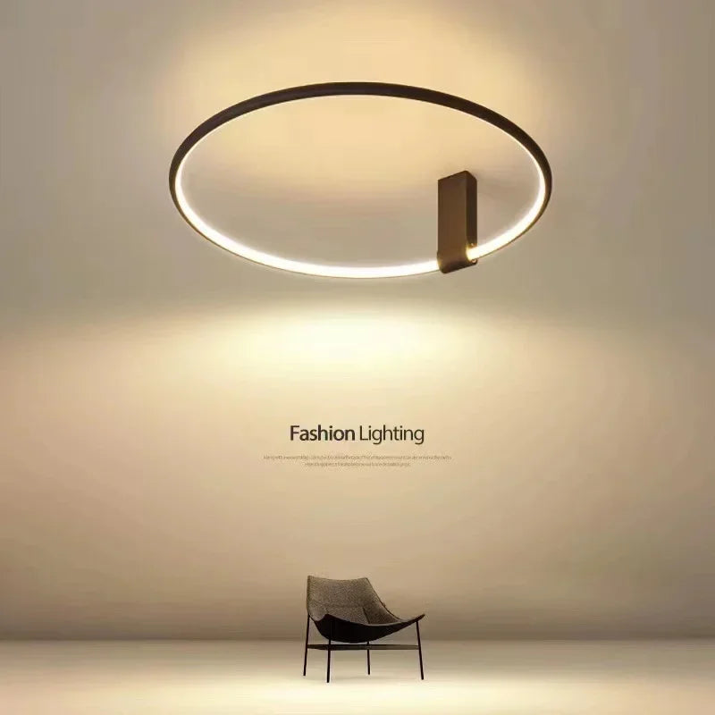 Axyaa Nordic Minimalist LED Ceiling Light for Modern Spaces