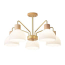 Axyaa Log Metal LED Chandelier for Living Room, Dining Room, Bedroom - Creative Ceiling Light