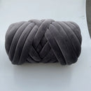 Axyaa Super Velvet Chunky Yarn - Thick Cotton Wool Tube Yarn for DIY Handwork