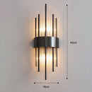 Axyaa Gold LED Wall Lamp Modern Light Luxury Sconce for Living Room Bedroom