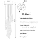 Axyaa Gold LED Chandelier for Staircase & Living Room