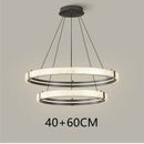 Axyaa Nordic LED Ring Pendant Lamp for Luxury Atmosphere in Living Room