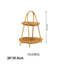 Axyaa Handwoven Bread Basket Fruit Tray Storage Basket - 5 Styles