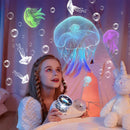 Axyaa Ocean Wave Projector Night Light: 10 Color Waves, 6 Films, 360 Rotation, Timer