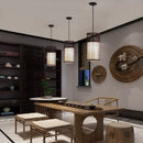 Axyaa Bamboo Weaving Pendant Lamp for Zen-style Tea Room