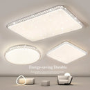 Axyaa Diamond LED Ceiling Light: White/Warm Light for Modern Home Decor