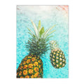 Axyaa Seaside Coconut Tree Canvas Painting: Nordic Beach Wall Art Print