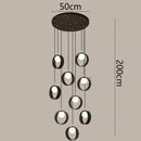 Axyaa LED Pendant Light for Modern Home Decor and Staircase Chandeliers