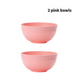 Axyaa Reusable PP Material Bowl for Home Kitchen, Dorm, Camping, RV, Hotel, Restaurant