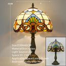 Axyaa Luxury Color Glass Table Lamp for Living Room Bedroom Study and Hotel