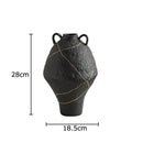 Axyaa Ceramic Vase Artificial Flower Arrangement Room Decor Aesthetic Vase Home Decor