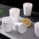 Axyaa Porcelain Style Melamine Tea Mugs, Thick Plastic Water Cup Kitchen Drinkware