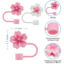 Silicone Straw Topper Caps for Stanley 10mm Tips by Axyaa - 4 Pack
