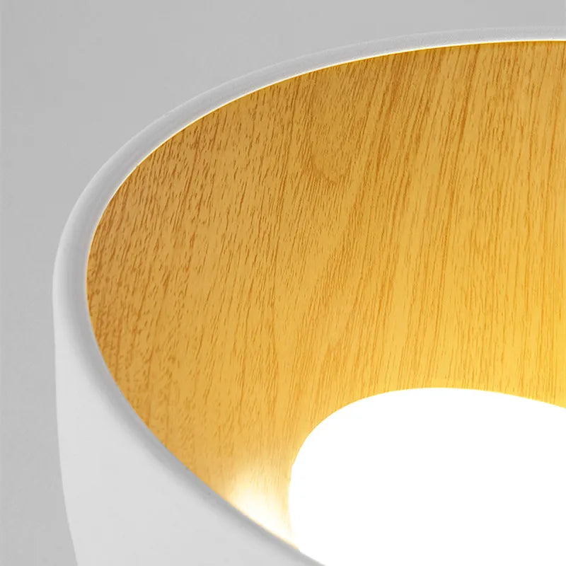 Modern Wood Grain Ceiling Light - Axyaa Designer Light Fixtures