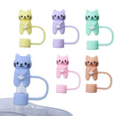 Axyaa Silicone Cat Tumbler Straw Topper for Stanley Thermo Cup