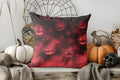 Axyaa Ghosts & Pumpkins Pattern Pillow Cover for Sofa, Bedroom & Car