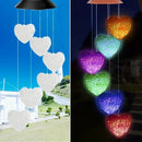 Axyaa Heart LED Solar Garden Light Chandelier for Outdoor Decoration