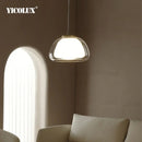 Axya Glass LED Chandelier Nordic Pendant Lights Indoor Light Fixture