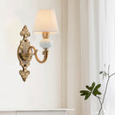 Axyaa Antique Ceramic Wall Lamp for Bedroom and Living Room