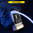 Axya Mini UV LED Keychain Flashlight - Rechargeable Pocket Emergency Light