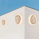 Axyaa Yellow Stone LED Wall Lamp for Cobblestone Villa Courtyard Decor