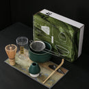 Axya Matcha Tea Set Complete Tea Ceremony Kit Tea Tools Ceramic Bowl Spoon