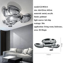 Axyaa Water Droplet LED Ceiling Lamp: Elegant Pebble Shaped Light for Living Room
