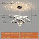 Axyaa Starry Sky Projection LED Chandelier Remote Control Pendant Lights