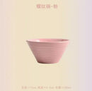 Axyaa Bamboo Hat Bowl Set - High-Temperature Resistant Creative Ceramic Rice Bowls