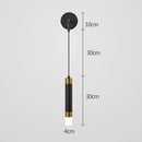 Axyaa Copper Bedside Wall Spotlight: Modern Luxury Reading Lamp
