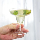 Axyaa Clear Plastic Champagne Martini Whiskey Cocktail Glasses for Wedding Party Bars