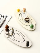 Axya Stainless Steel Jewelry Display Tray for Stylish Home Decor