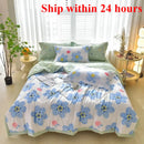 Axyaa Simple Print Fashion Single Summer Quilt Air Conditioner Quilt Single Piece