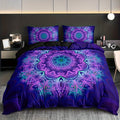 Axyaa Bohemian Mandala Duvet Cover Set - Soft, Breathable, HD Printing Bedding Set