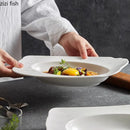 Axya Irregular Ceramic Dinner Plate Specialty Tableware