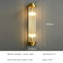 Axyaa Nordic Luxury Crystal Wall Lamp for Bedroom Staircase Living Room