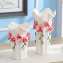 Axyaa Ceramic Flower Vase: 3D Creative Porcelain Decor for Wedding and Home Decor