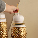 Axyaa Ceramic Vases: European Style Decor for Living Room, Foyer, Military Altar, Office