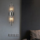 Axyaa Gold LED Wall Lamp Modern Light Luxury Sconce for Living Room Bedroom