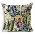 Axyaa Spring Floral Oil Painting Pillowcase for Home and Car Decor