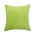 Axyaa Soft Corduroy Cushion Cover Striped Throw Pillow Case for Home Decor