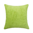 Axyaa Soft Corduroy Cushion Cover Striped Throw Pillow Case for Home Decor