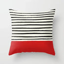 Axyaa Red Checked Print Pillowcase 45*45cm