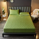 Axyaa Antibacterial Waterproof Mattress Protector - Padded, Non-Slip, Urine-Proof Cover