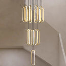 Axyaa Modern LED Pendant Chandelier for Living Room Staircase Decor